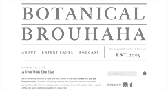 Desktop Screenshot of botanicalbrouhaha.com